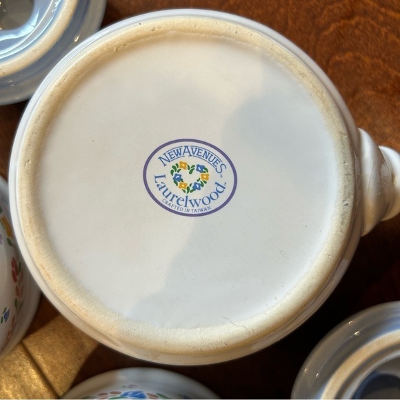 Set of 3 Vintage Cottagecore Lidded Onion Soup Bowls, New Avenues, Laurelwood, - Picture 13 of 16